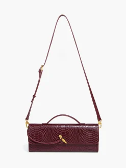 Two Way Flap Textured Shoulder Bag