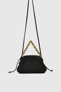 Two Way Pinstripe Cloud Bag