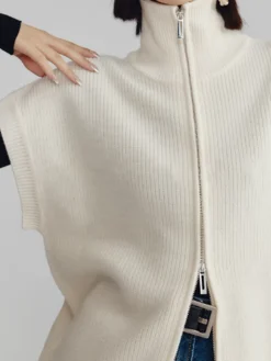 Two Way Zip Shrug Cardigan