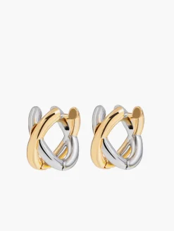 Two-Tone Criss Cross Ear Cuff