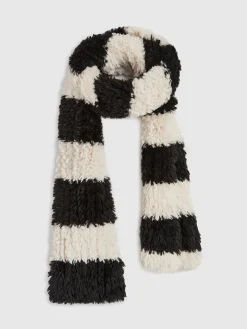 Two-Tone Fuzzy Scarf
