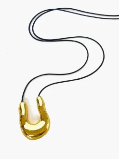 U-Shape Horseshoe Rope Necklace