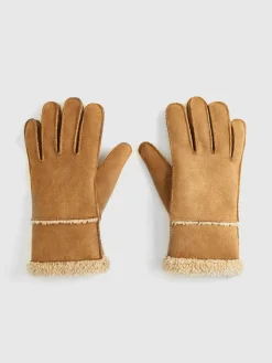 Utility Lambswool Suede Gloves