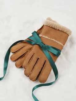 Utility Lambswool Suede Gloves