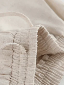 Utility Linen Two Piece Wide Leg Pants Set