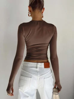 Utility Long Sleeve Crop Top
