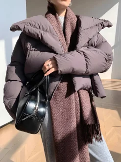 Utility Plain Tassel Scarf