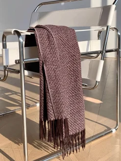 Utility Plain Tassel Scarf