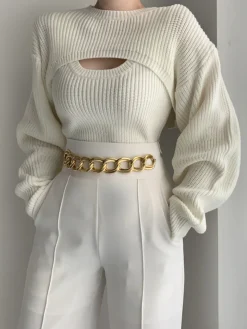 Utility Two Piece Bolero Sweater