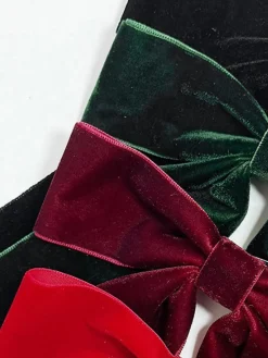Velvet Bow Hair Clip