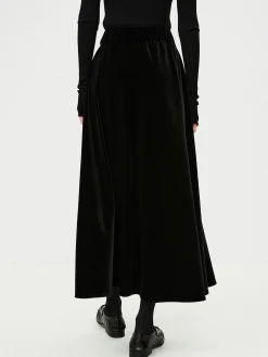 Velvet Flowy Skirt