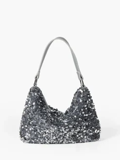 Velvet Sequins Armpit Bag
