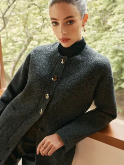 Versatile Breasted Soft Cardigan