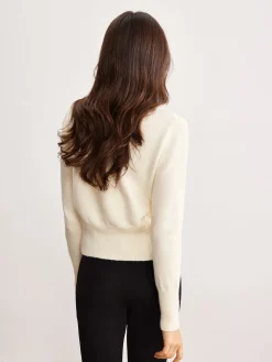 Versatile Metal Button Knit Outerwear