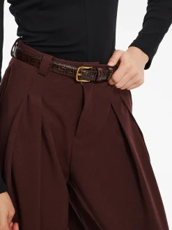 Versatile Pleated Wide-Leg Pants