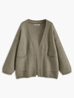 Versatile Pockets Oversized Cardigan