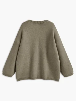Versatile Pockets Oversized Cardigan