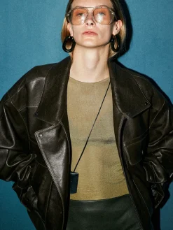 Versatile Shift PU Leather Jacket