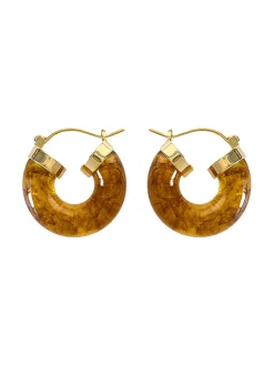 Vintage Acrylic Resin Earrings