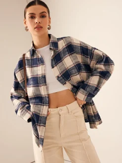 Vintage Cotton Plaid Polo Shirt