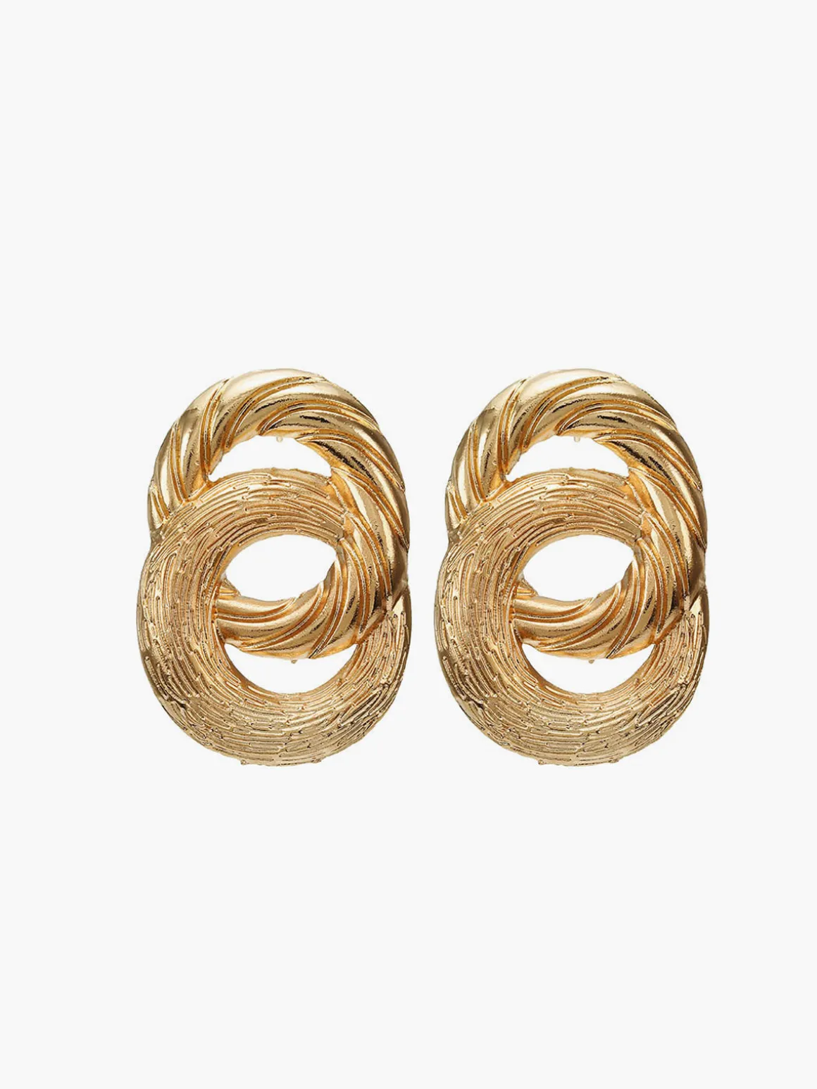 Vintage Cross Circular Drop Earrings