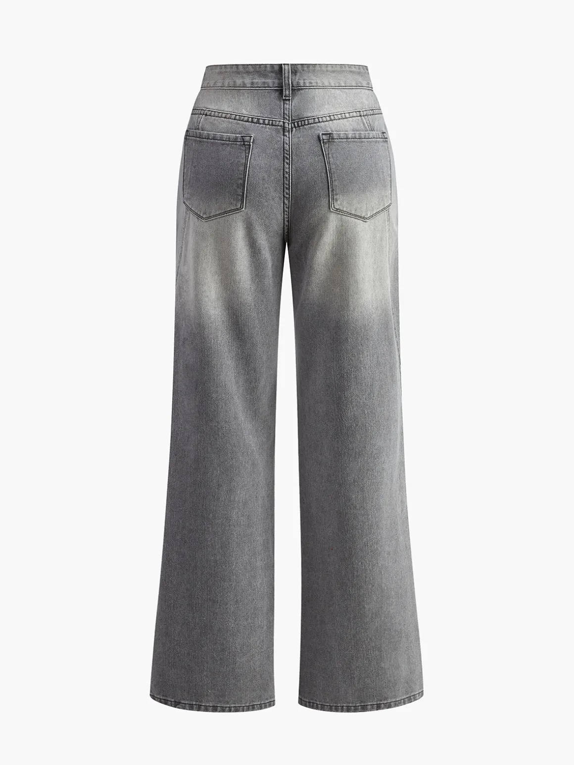 Vintage Denim Straight Leg Pants