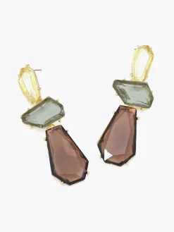 Vintage Geometric Drop Earrings