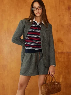 Vintage Lapel Pockets Blazer