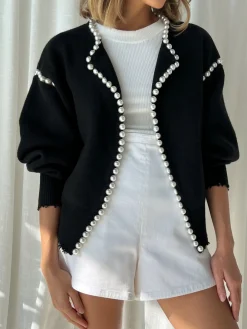 Vintage Pearl Edge Cardigan