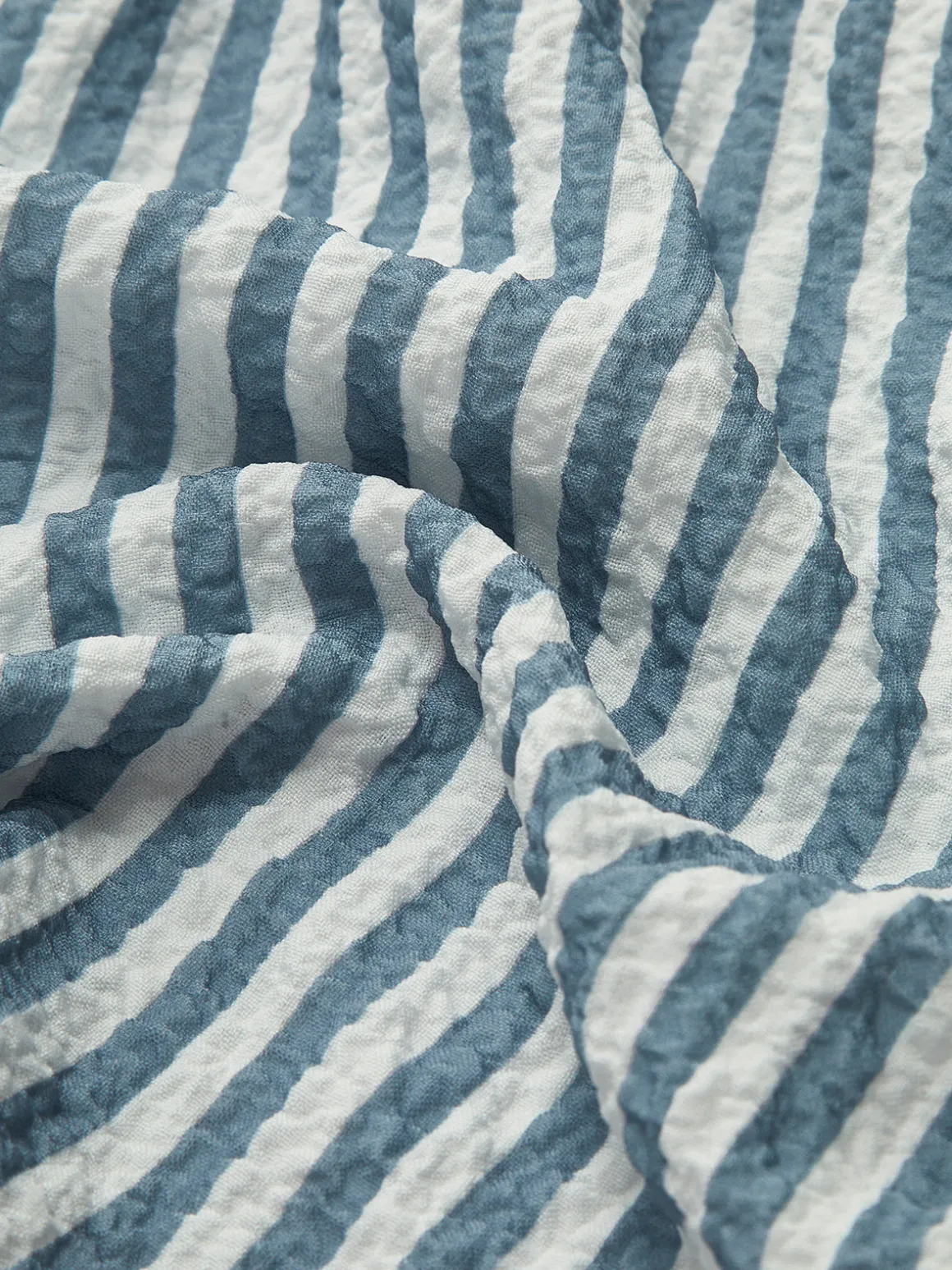 Vintage Pinstripe Button Shorts
