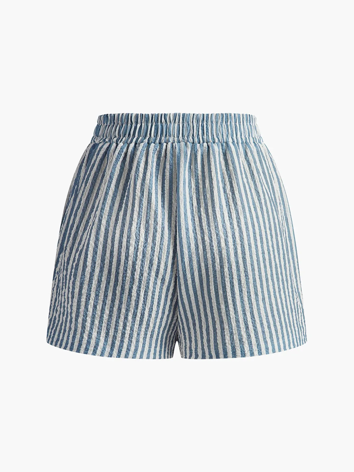 Vintage Pinstripe Button Shorts
