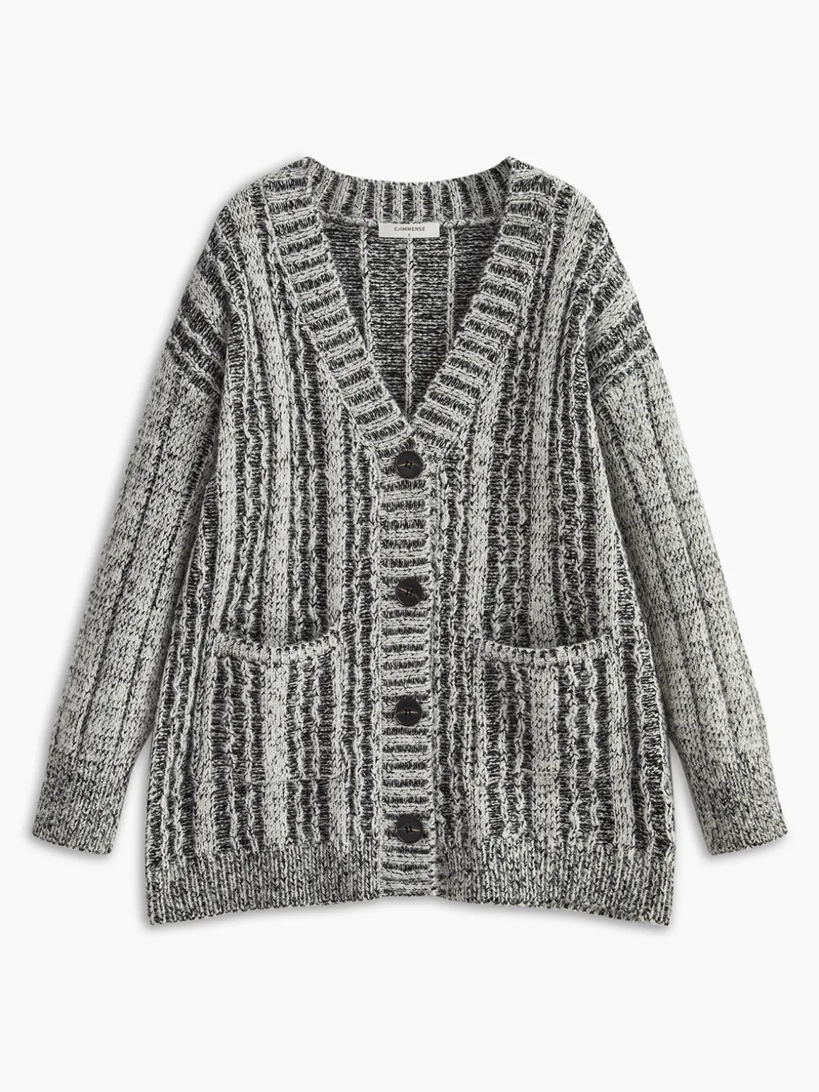 Vintage Pockets Loose Knit Outerwear