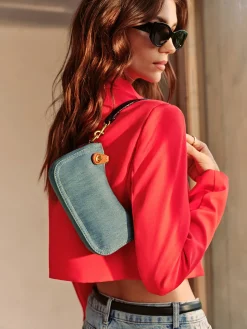 Vintage Small Zipper Armpit Bag