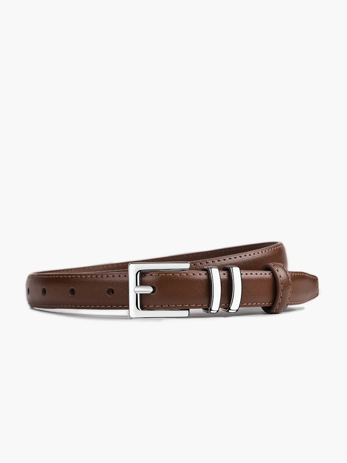 Vintage Soft Buckle Slim Belt