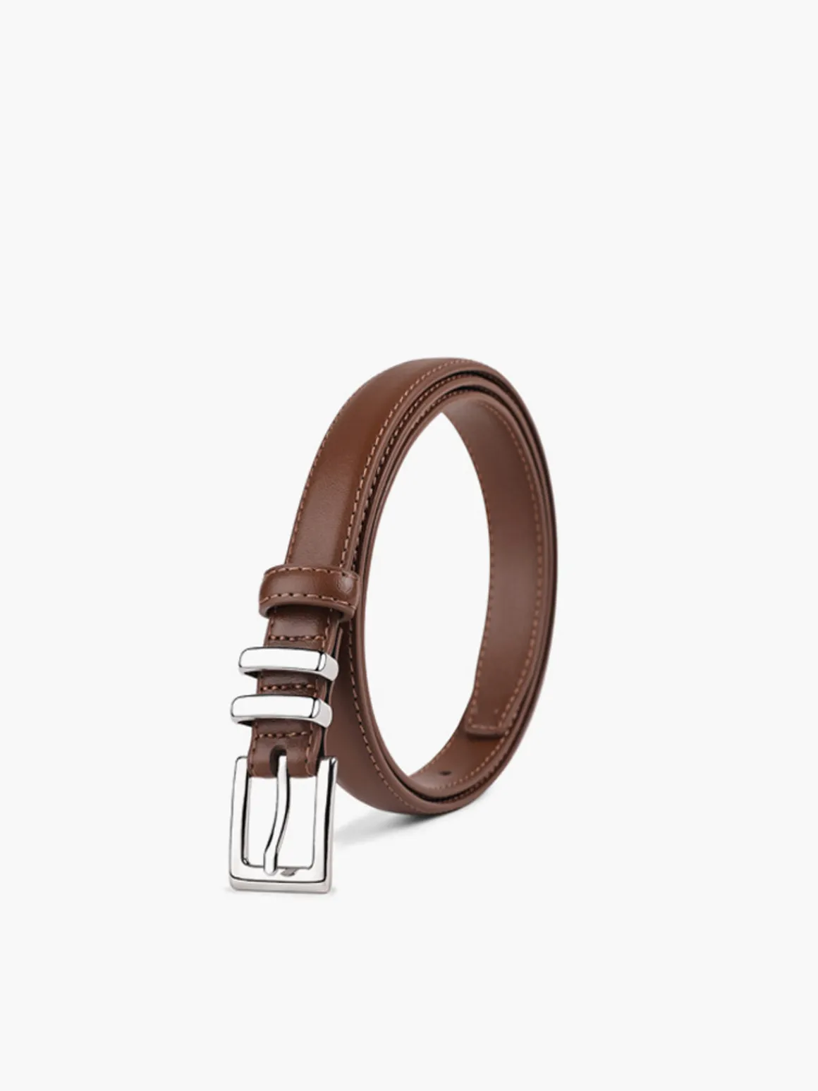 Vintage Soft Buckle Slim Belt