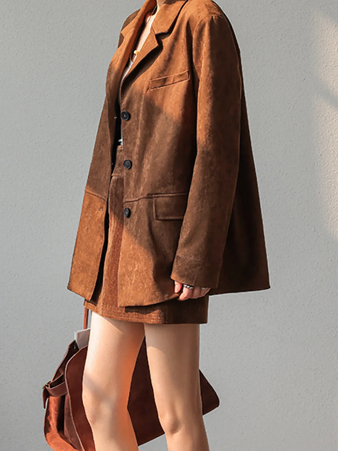 Vintage Suede Blazer
