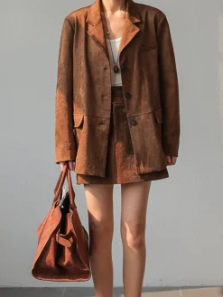 Vintage Suede Blazer