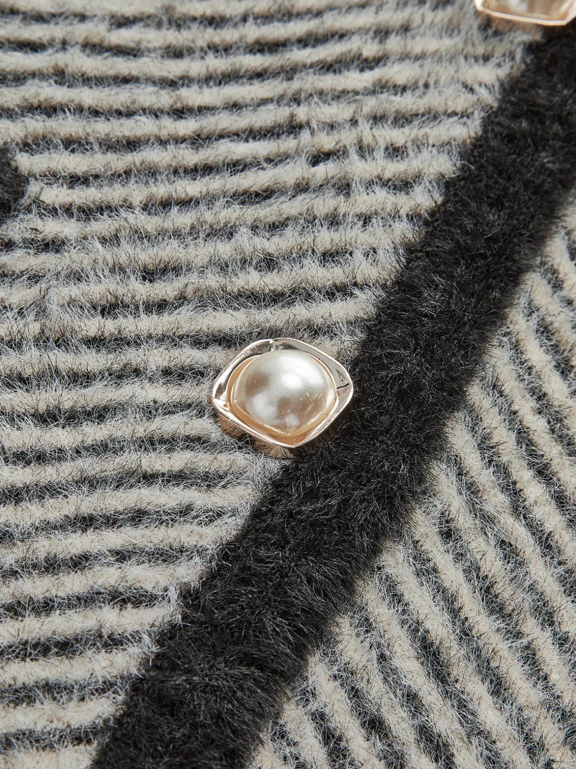 Vintage V-Neck Metal Button Sweater Vest