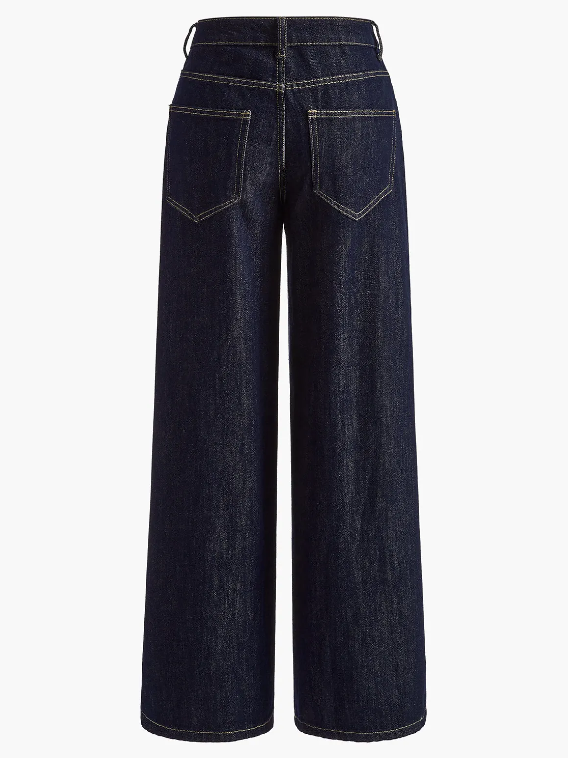 Vintage Wide-Leg Denim Pants
