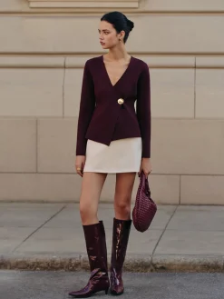 V-Neck Button Warm Cardigan
