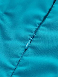 V-Neck Pleated Bell-Sleeve Dress