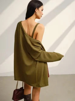 V-Neck Ribbed Sweater Co-ords