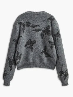 V-Neck Sequins Cardigan
