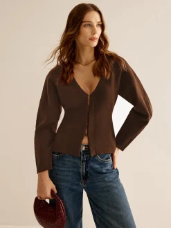 V-Neck Versatile Slim Fitted Cardigan