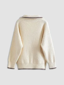 Weekend Loaf Zip Collared Cardigan