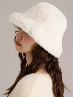 Winter Plush Bucket Hat