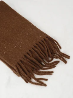Wool-Blend Minimalist Tassel Scarf