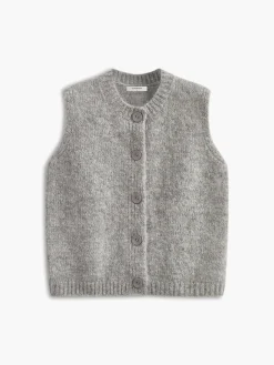 Wool-Blend Soft Sweater Vest