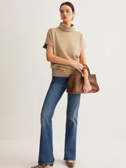 Wool-Blend Turtleneck Sweater Vest