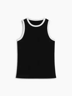 Worth A Million Contrast Trim Tank Top